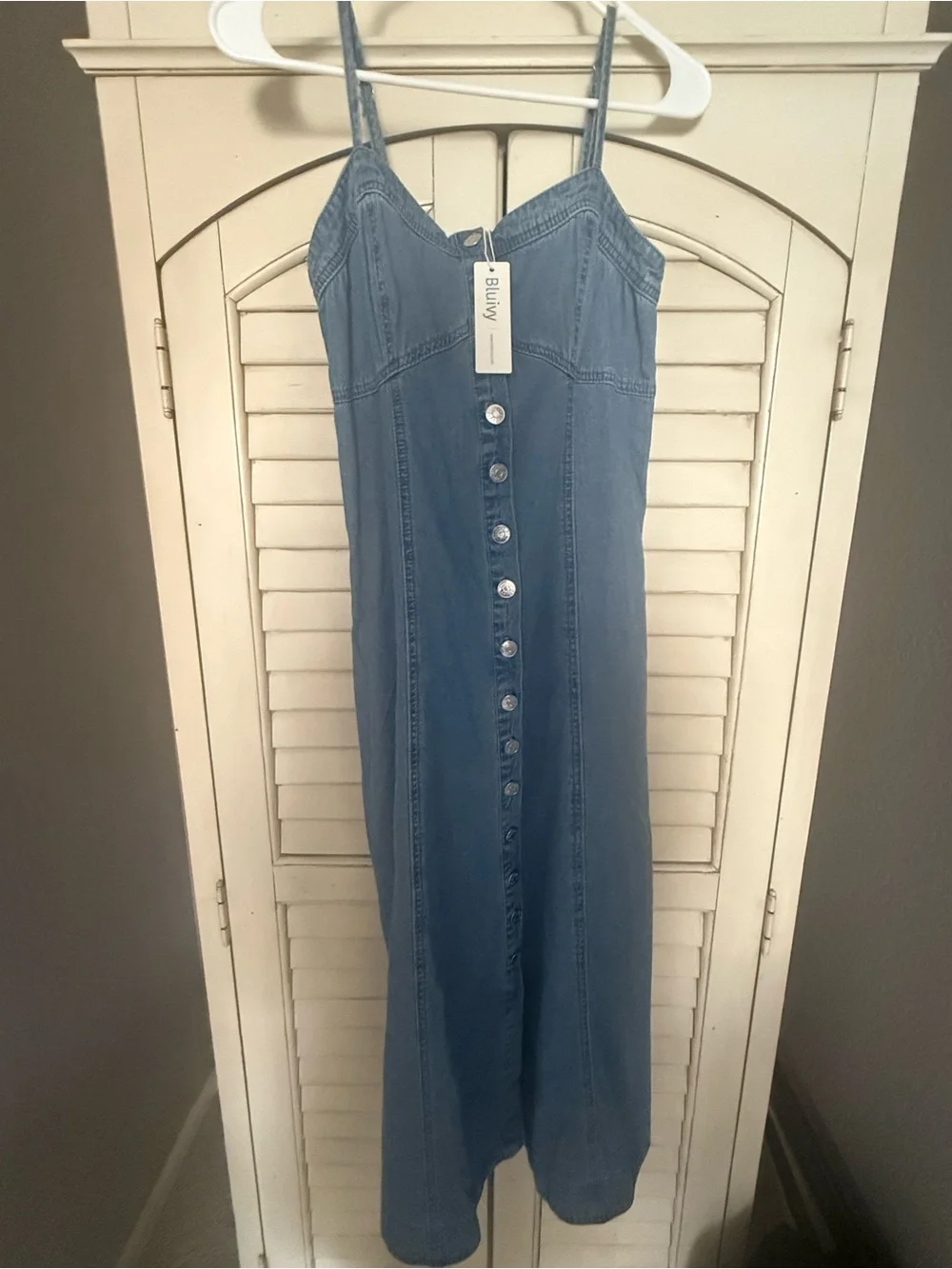 Denim Midi Dress - Picture 6 of 6
